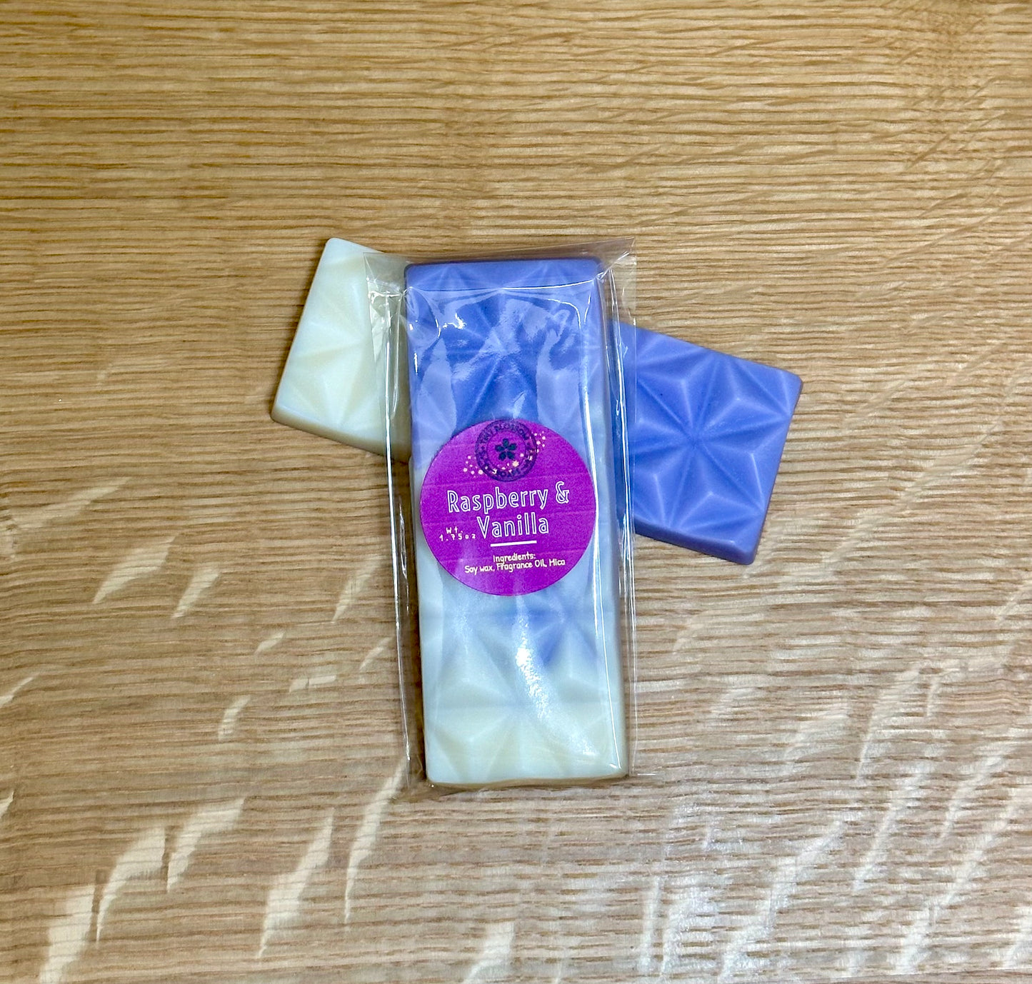 Wax Melt Snap Bar- Raspberry & Vanilla