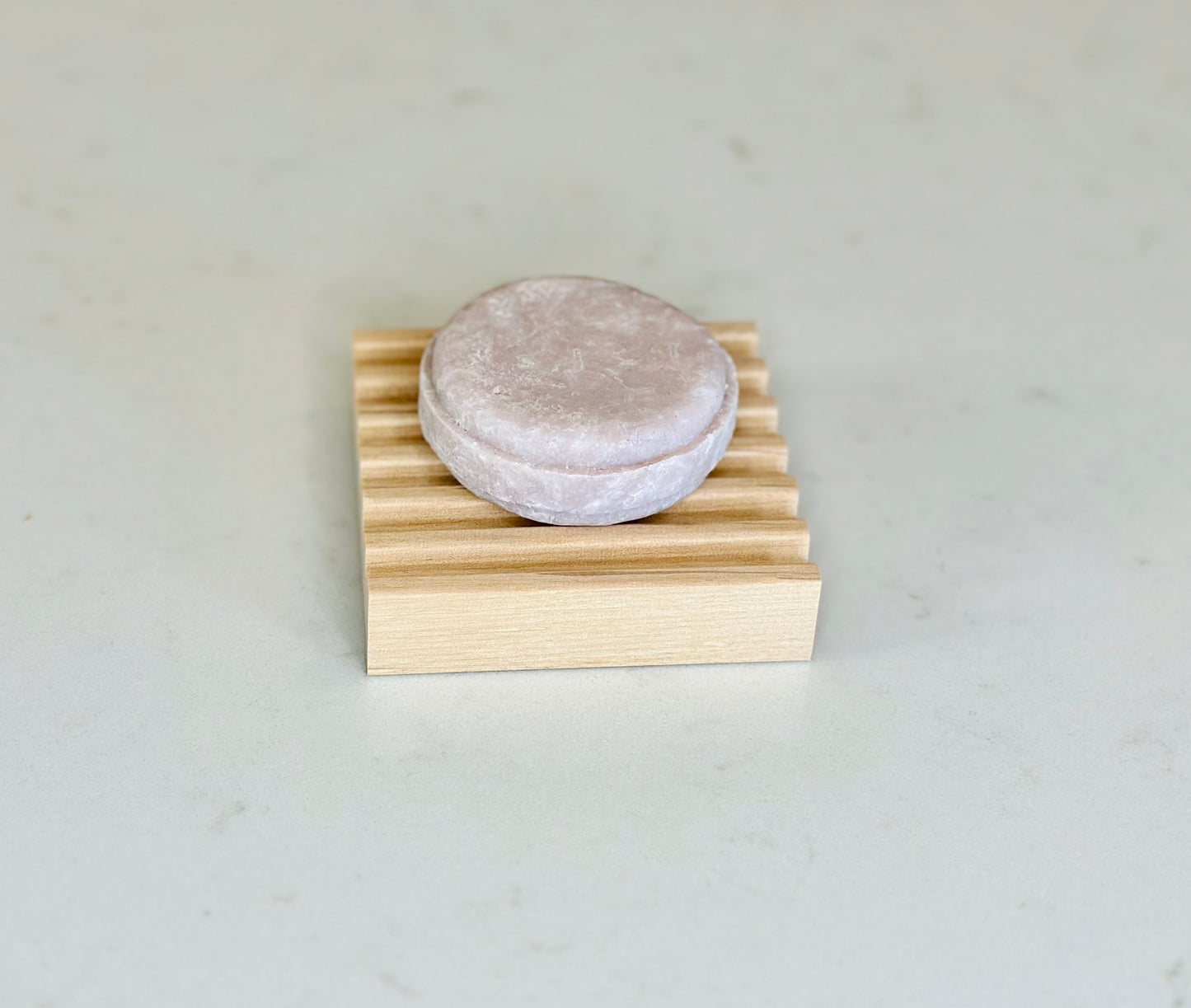 Wooden Soap Tray - Battlement (3")
