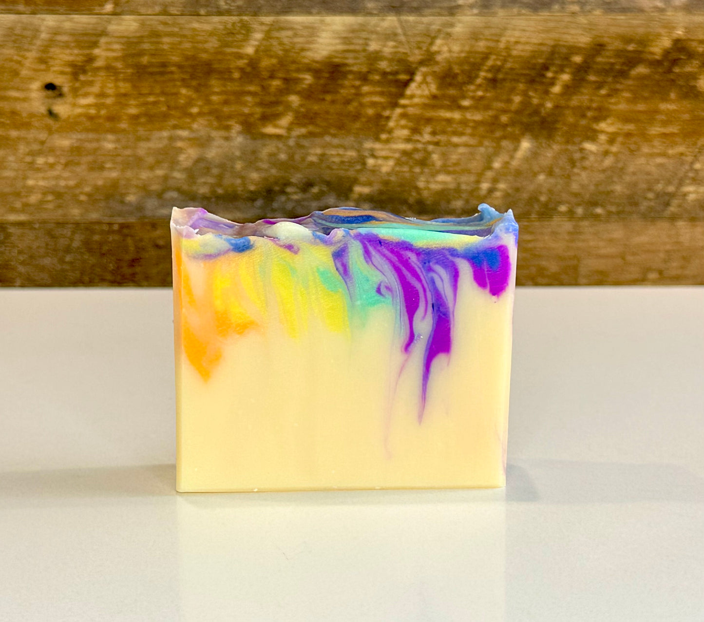 Rainbow Swirl Goat Milk Soap