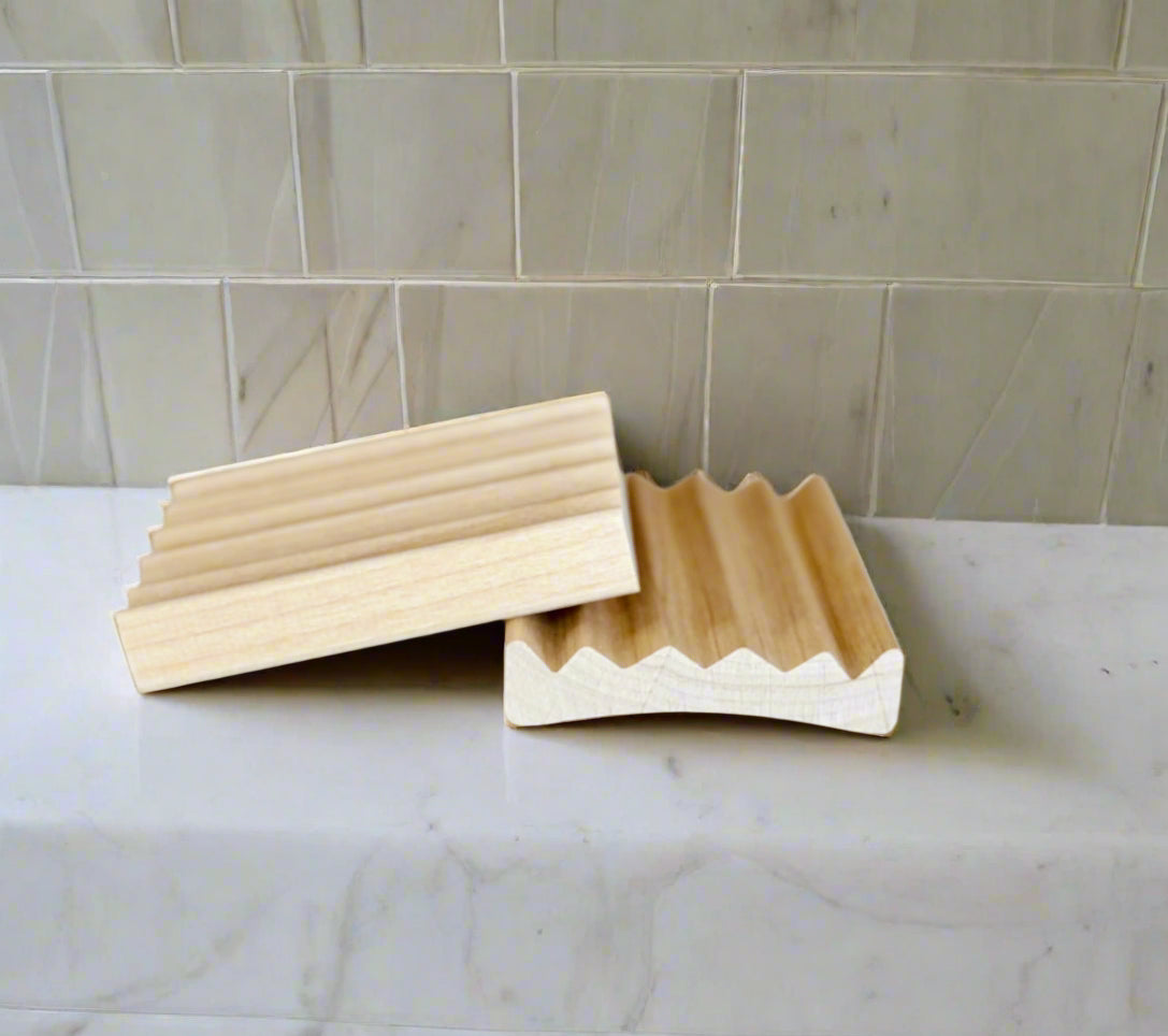 Wooden Soap Tray - Arched