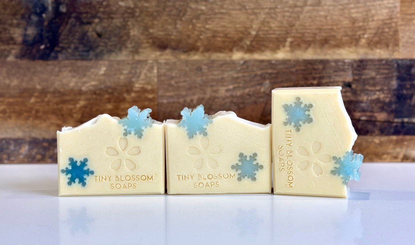 Snowflakes Goat Milk Soap